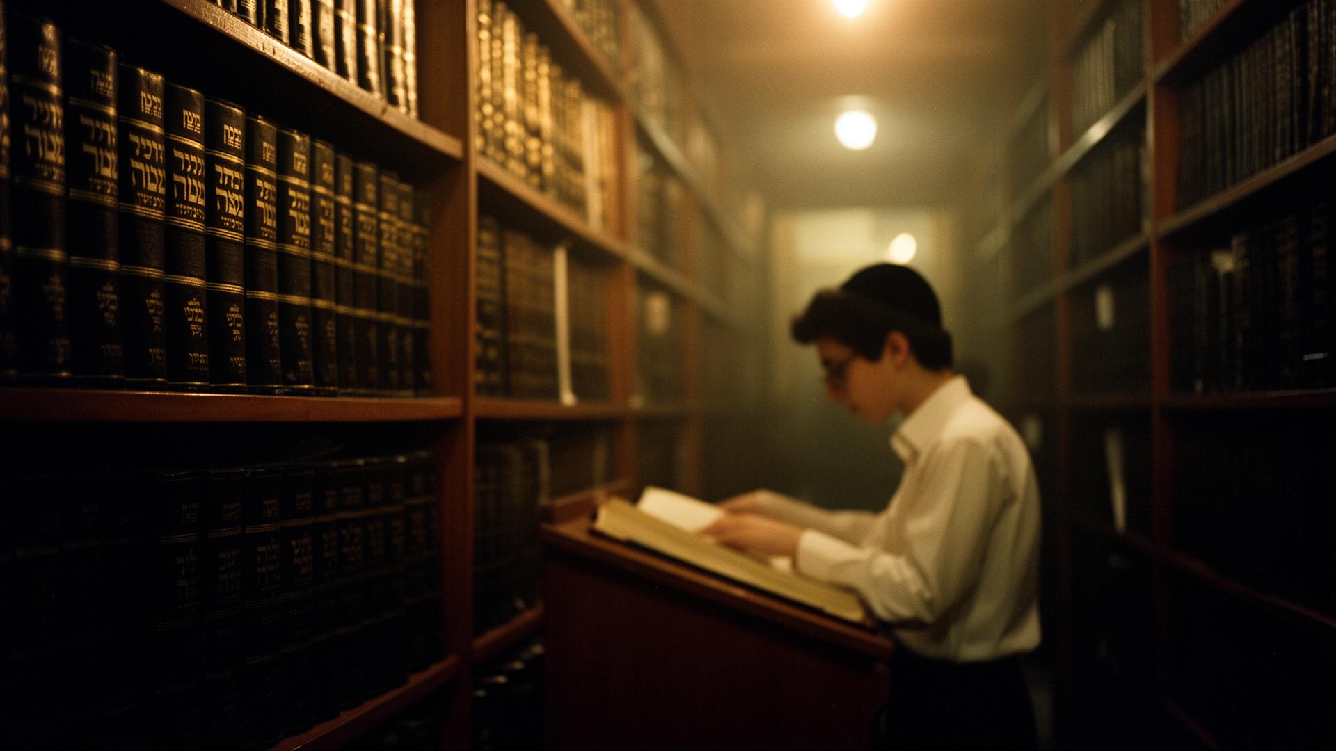 Bochur learning in the Beis Medrash of the Mechina of South Florida